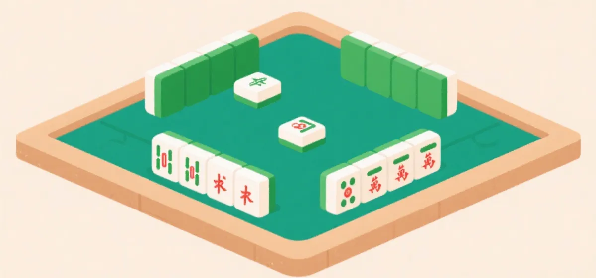 mahjong illustration